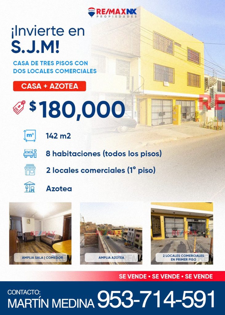Se vende casa en San Juan de Miraflores